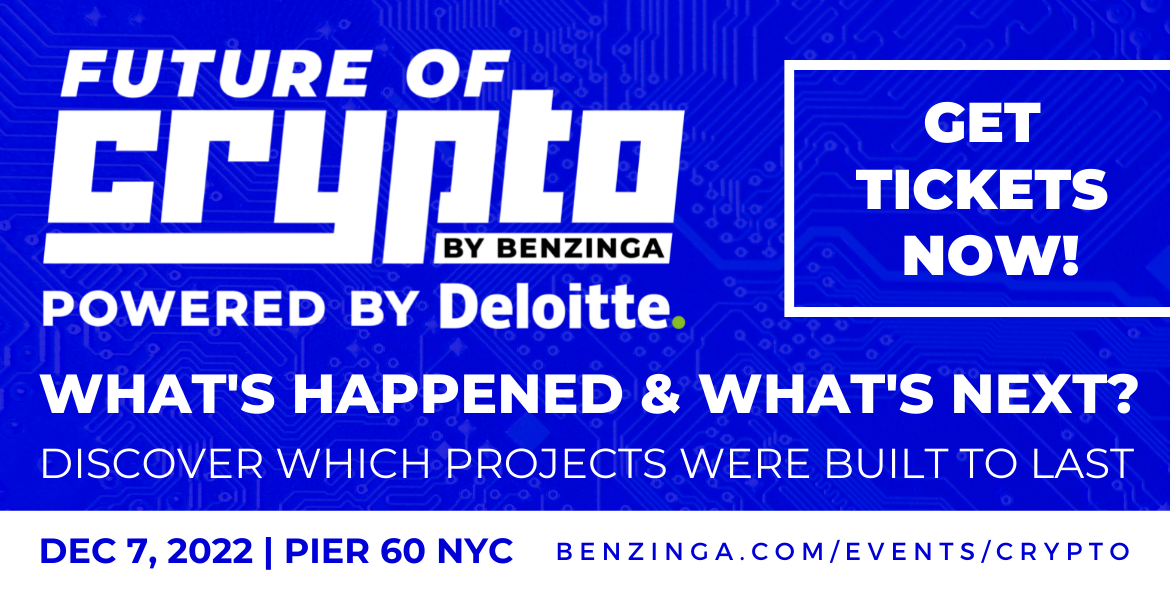 AroundB Announced as Media Partner for Leading Crypto Conference in NYC, Benzinga Future of Crypto on December 7th